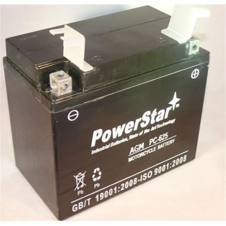 PowerStar PS-625 POWERSTAR-028 Replacement Battery For Kawasaki 400 Klf400-B Bayou 400 4X4 1993 - 2000